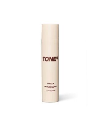 TONE On-The-Go Cologne and Body Mist - Vanilla 3.4 FL oz Sulfate-Free, Spray new